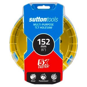 Sutton Tools 152mm TCT Multi-Purpose Seamless Holesaw