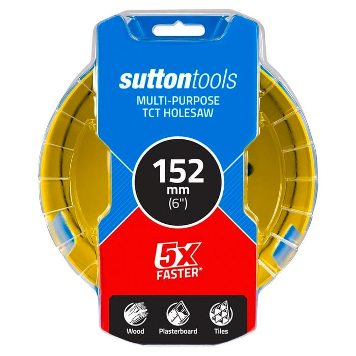 Sutton Tools 152mm TCT Multi-Purpose Seamless Holesaw