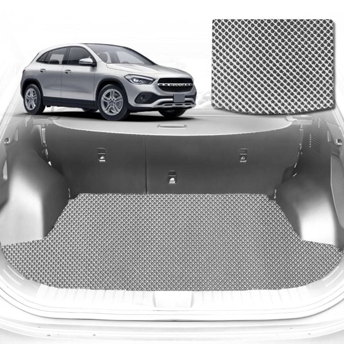 6D Diamond Car Boot Mat for Mercedes-Benz GLE-Class Coupe (W167/V167)2020-Current-Cargo Mat-Grey-Outback GT