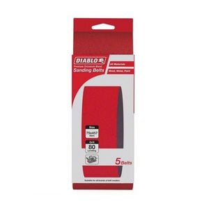 Diablo 75 x 457mm 120 Grit Abrasive Belt - 5 Pack