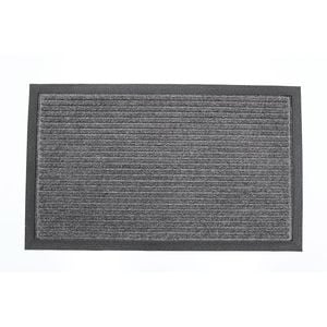 Bayliss 45 x 75cm Grey Polypropylene And Rubber Revolution Mat