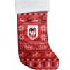 St George Illawarra Dragons NRL Christmas Stocking Sweater Design