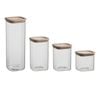 Ecology Store Set Of 4 Square Canisters