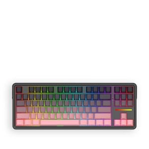 Redragon K728sp Rgb Pro Pink Tkl Gasket Wireless Mechanical Keyboard