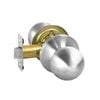 Delf Satin Chrome Valencia Passage Knob Set