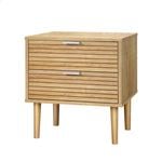 ALFORDSON Bedside Table Oak