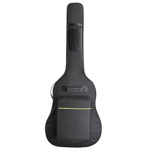 Black Case Acoustic Electric Padded Guitar Bag Double Strap