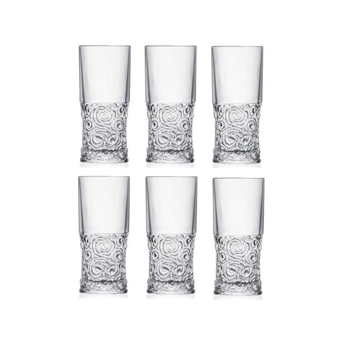 RCR Mixology Soul Crystal Highball Tumblers Set of 6 - 350ml