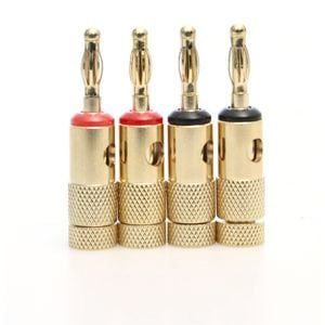Studio Acoustic 4 x 4mm Premium Banana Plugs