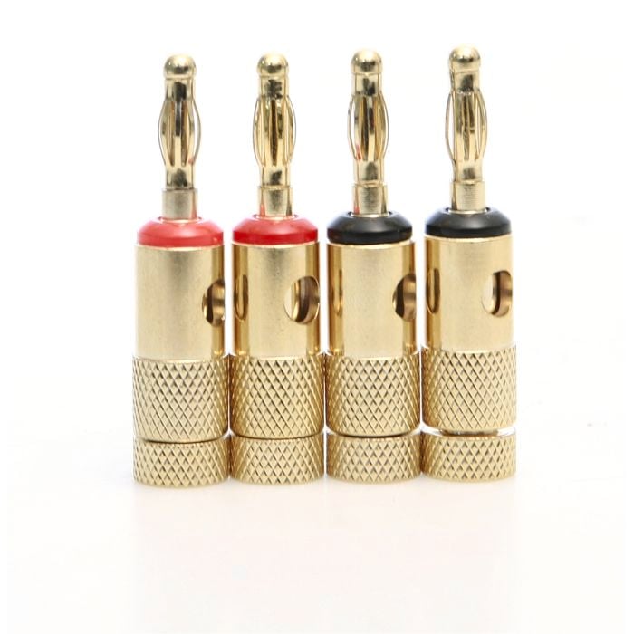 Studio Acoustic 4 x 4mm Premium Banana Plugs