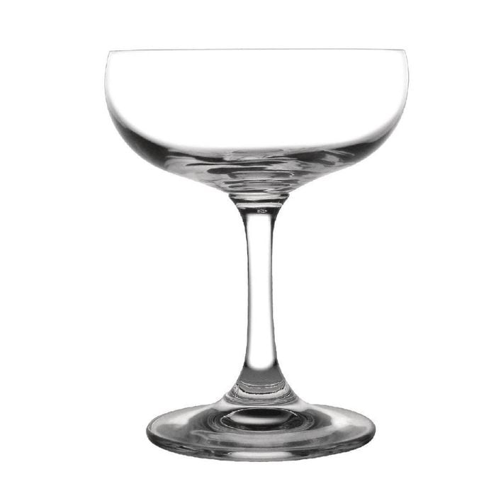 Olympia Champagne Glasses Bar Collection Crystal 6 Pack 200ml Stemware Glassware