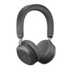 Jabra Evolve2 75 USB-C Link380c MS Stereo Stand Black, 8-Mic Technology, 36 Hours Battery & Fast Charge