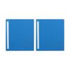 2x Marbig Deluxe Pe 50mm 3d-ring Binder A4 File Organiser Document Holder Blue