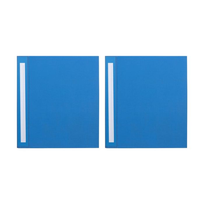 2x Marbig Deluxe Pe 50mm 3d-ring Binder A4 File Organiser Document Holder Blue
