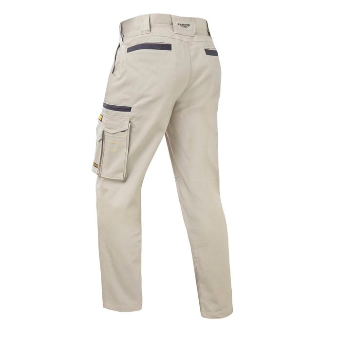 DeWALT Size 36 Khaki Acoma PROStretch Trousers