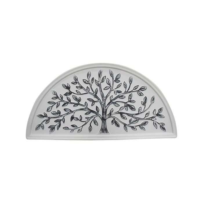 LVD Metal 109.5cm Tree Of Life Wall Hanging Art Decor - White
