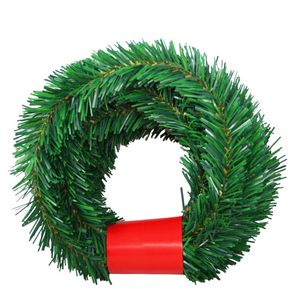 Catzon 16.5M Artificial Christmas Wreath Garland Decoration-Green