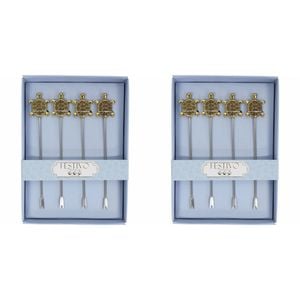 2x LVD Cocktail Pick 4pc Turtle Home Kitchen Serveware/Tableware