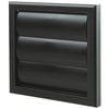 Blauberg 100mm Black Square Gravity Grille - 100mm
