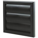 Blauberg 100mm Black Square Gravity Grille - 100mm