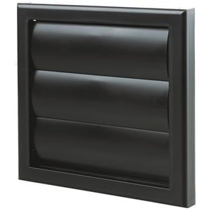 Blauberg 100mm Black Square Gravity Grille - 100mm