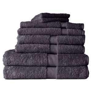8pc Canningvale Royal Splendour Home Decor Bathroom Bath Towel Set Slate