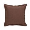Amalfi Cove Linen Cushion - Chocolate