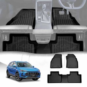 3d Floor Mats For Mg Zs 2024-onwards Heavy Duty All Weather Car Mats Carpet Liner Set Car Accessories