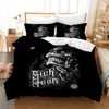 3D Black Skull Quilt Cover Set Bedding Set Pillowcases 141