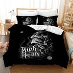 3D Black Skull Quilt Cover Set Bedding Set Pillowcases 141