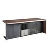 Modern Furniture AFTAN BLACK HAWK Limited Edition Executive Desk 180cm Oak&Black