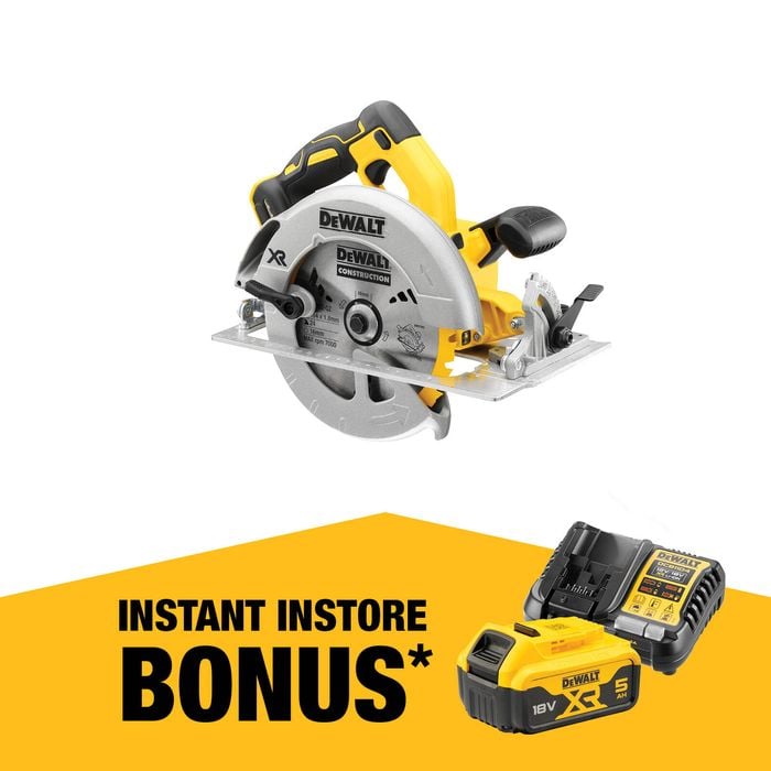 DeWALT 18V Li-ion XR 184mm Brushless Circular Saw DCS570N-XE - Skin Only