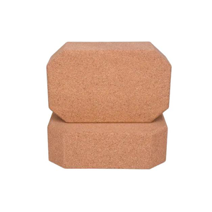 Zenvibes 100% Natural Cork Yoga Blocks – Plain Octagon – Pair