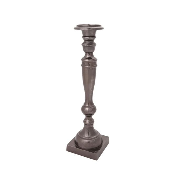 Ssh Collection Athena 48cm Single Candle Stand - Black Nickel
