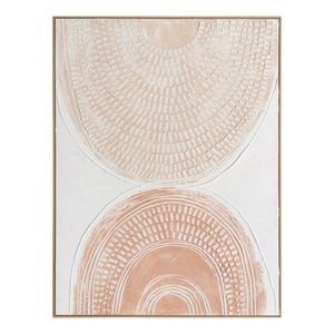 Urban Style Brushmarks Oil Painting Textured Blush Arches