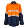 Citeco Orange/Navy Hi Vis Long Sleeve Taped Shirt - Size 2XL