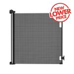 Perma Child Safety 1.4m Black Wide Retractable Gate