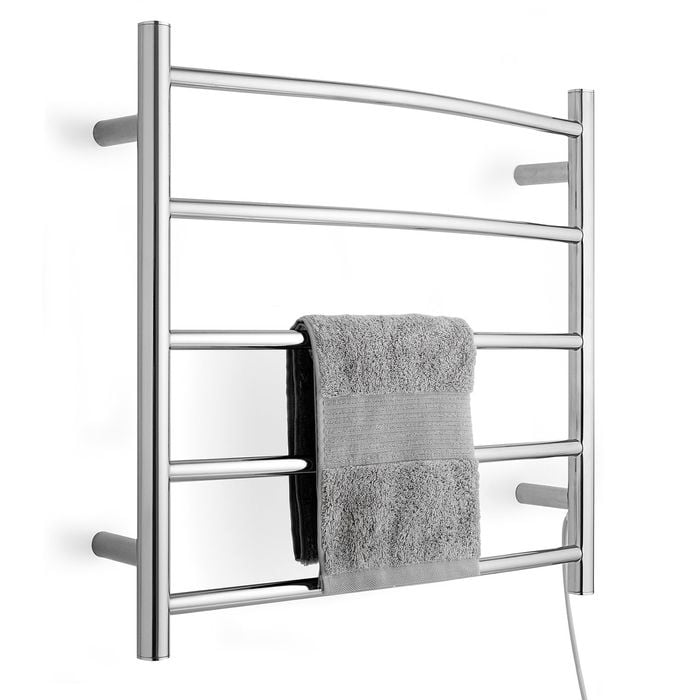 Arlec 5 Bar 40W Stainless Steel Heated Towel Rail