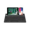 Rechargeable Wireless Bluetooth Keyboard Tablet Mount Holder - Black
