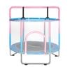 Centra 55 Inch Kids Mini Round Trampolines with Safety Net
