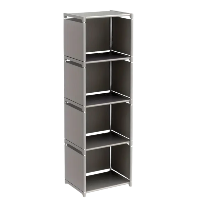 Lifebay Metal Bookshelf Storage Rack for Home & Office (4-Tier)