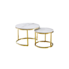Elegant Collections Gold Layla 60x45cm Coffee Table