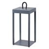 Telbix Sotra Modern Table Desk Lamp Light Aluminium Grey Sand