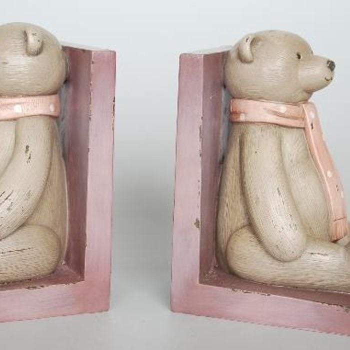 Teddy Bear Figurine Bookend