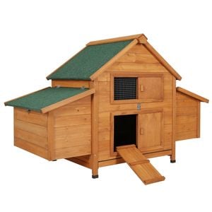 i.Pet Chicken Coop Wooden Top Opening 150x68x96cm