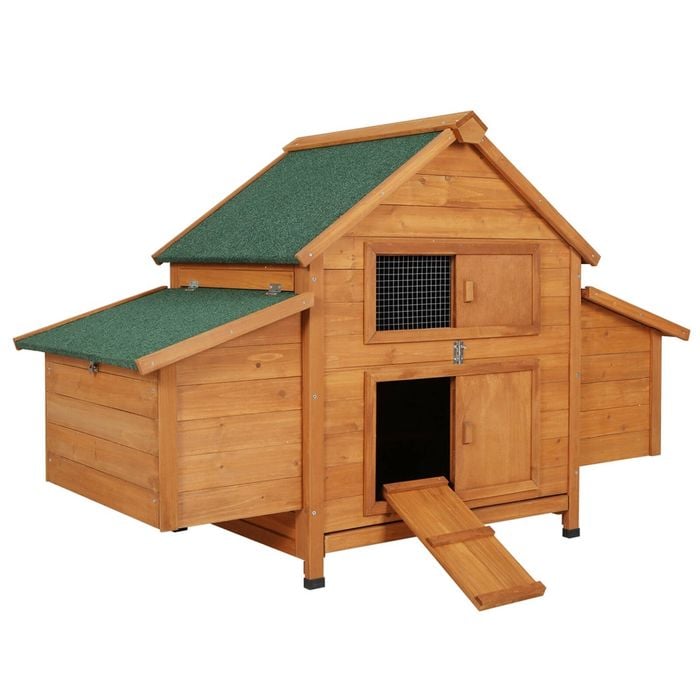 i.Pet Chicken Coop Wooden Top Opening 150x68x96cm