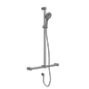 Nero Mecca Care 32mm T Bar Grab Rail And Adjustable Shower Set Gun Metal -