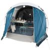 Decathlon - Camping Tent With Poles Arpenaz 4.1 F&B 4 Persons 1 Bedroom - One Size