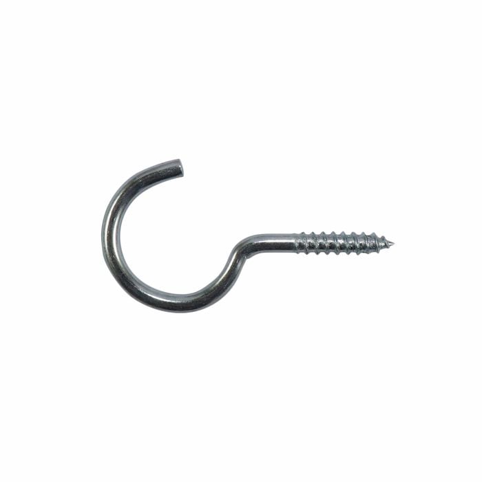 Everhang 19 x 3.3mm Zinc Plated Round Hook - 25 Pack