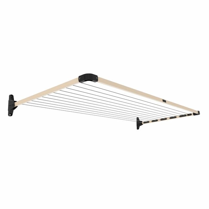 Daytek Single Fold Down Clothesline MK2 LL - Bark